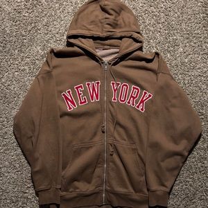 brandy new york zip up